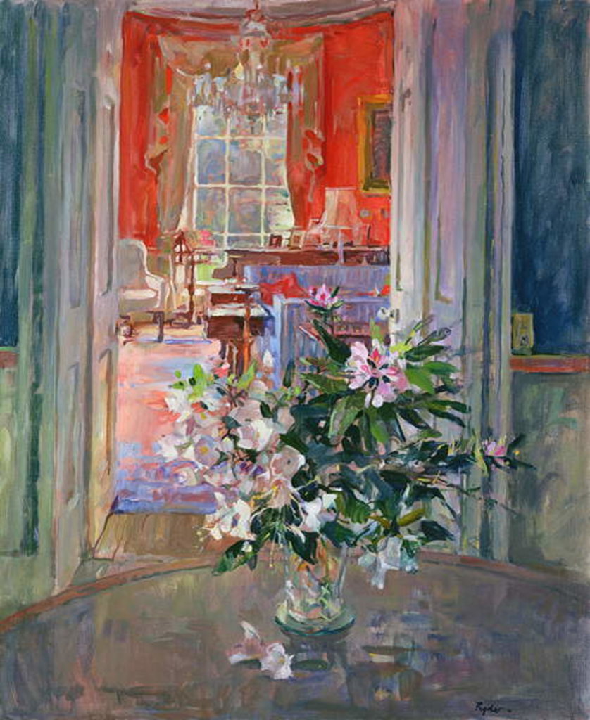 Detail of The Red Drawing Room by Susan Ryder