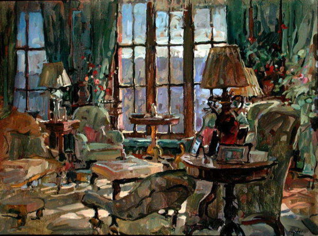 Detail of Castle Drawing Room by Susan Ryder