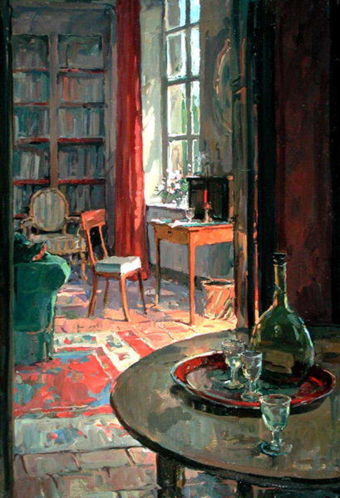 Detail of Interior at La Forge, Brittany by Susan Ryder