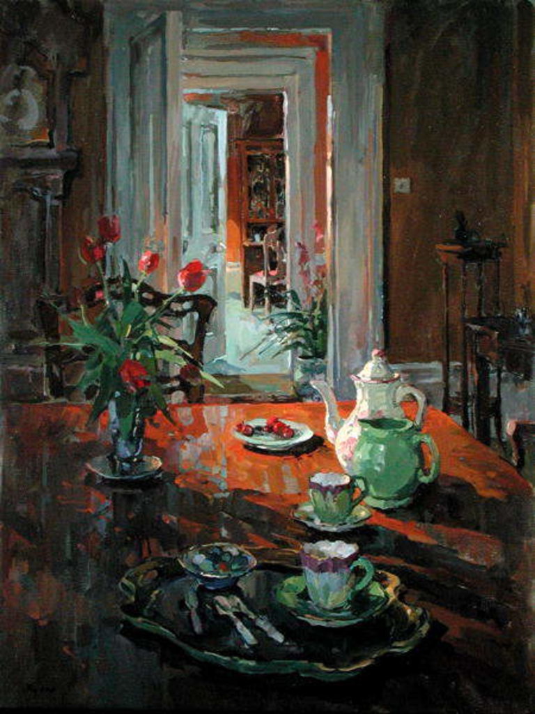 Detail of Green Jug by Susan Ryder