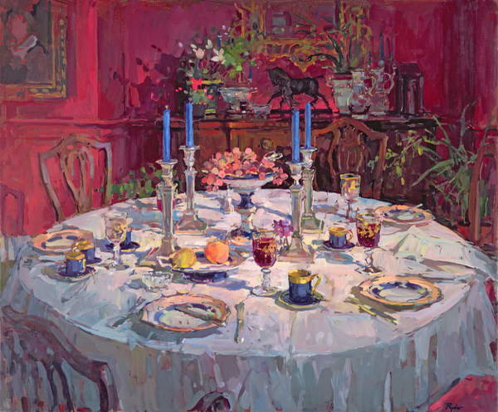 Detail of The Dining Room by Susan Ryder
