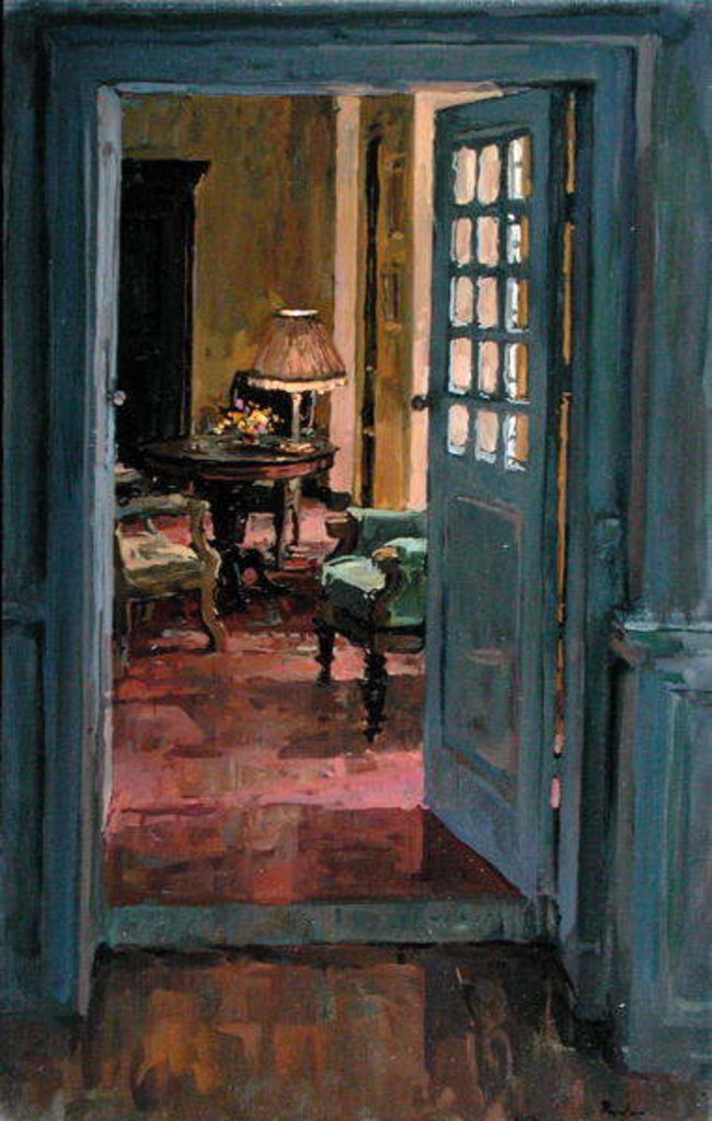 Detail of Early Evening, Burgundy by Susan Ryder