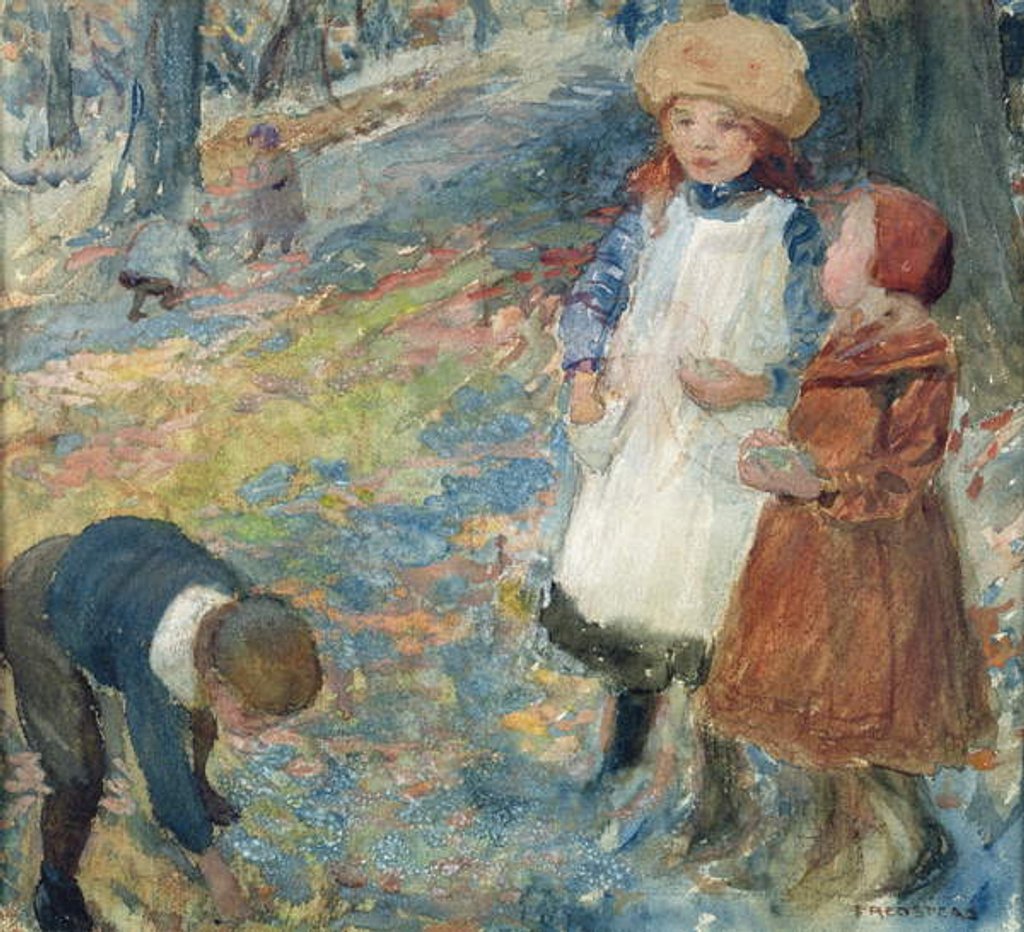 Detail of Children in the Wood by Frederick Stead