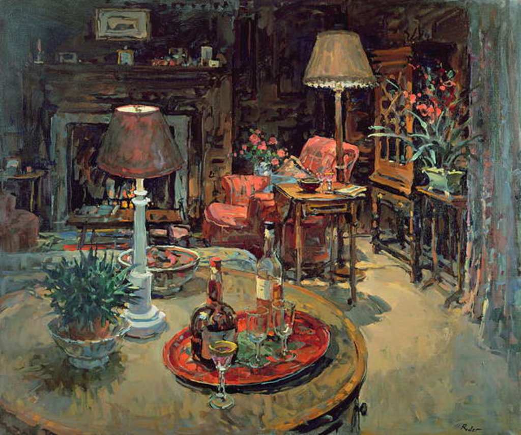 Detail of After Dinner by Susan Ryder