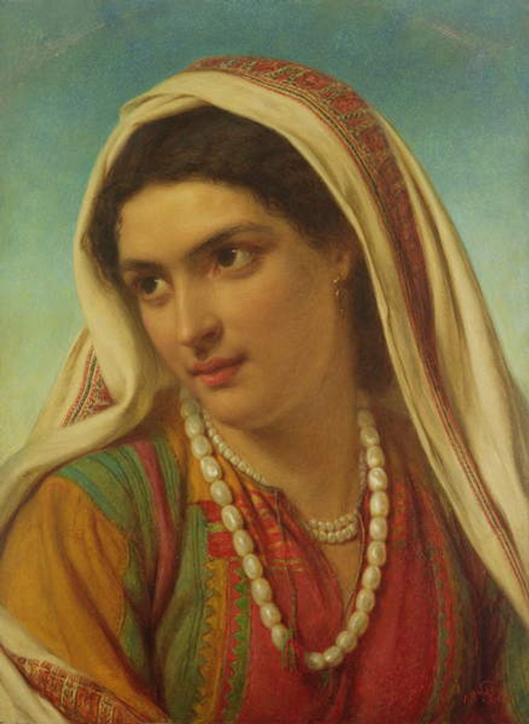 Detail of An Arab Girl, 1866 by William Gale