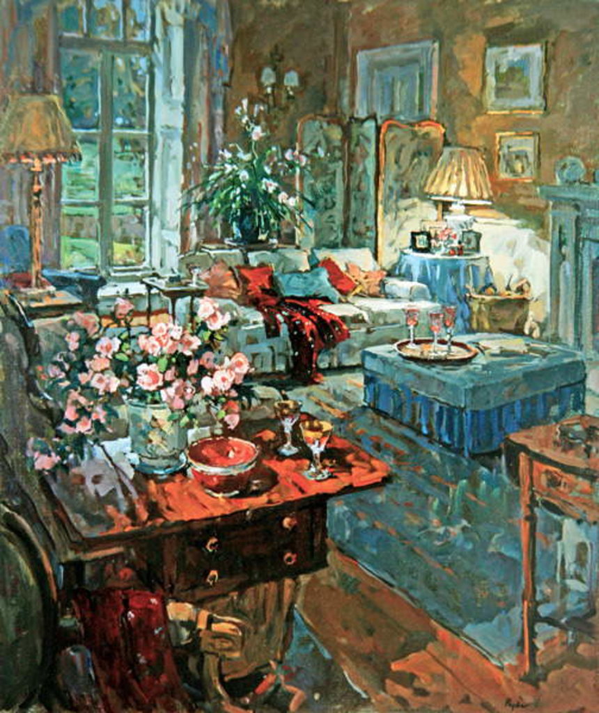 Detail of Drawing Room - Winter Afternoon by Susan Ryder