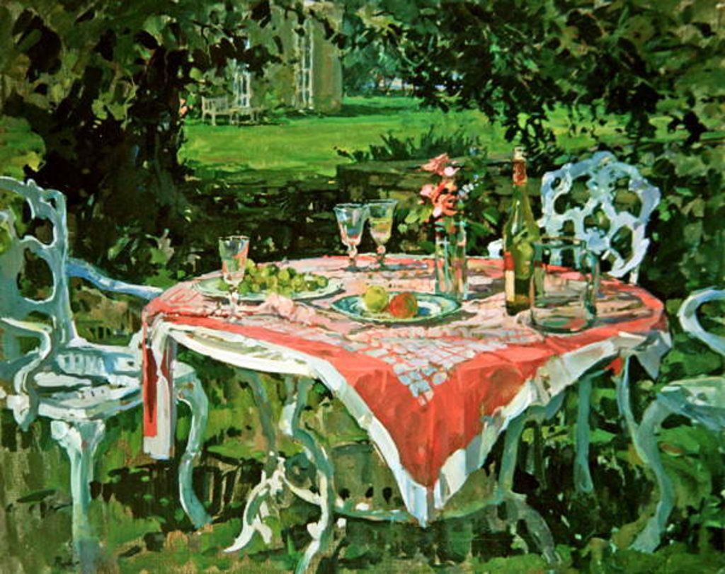 Detail of Drinks beyond the Yew by Susan Ryder