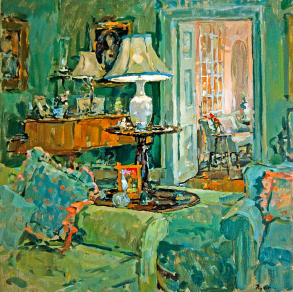 Detail of The Green Drawing Room by Susan Ryder