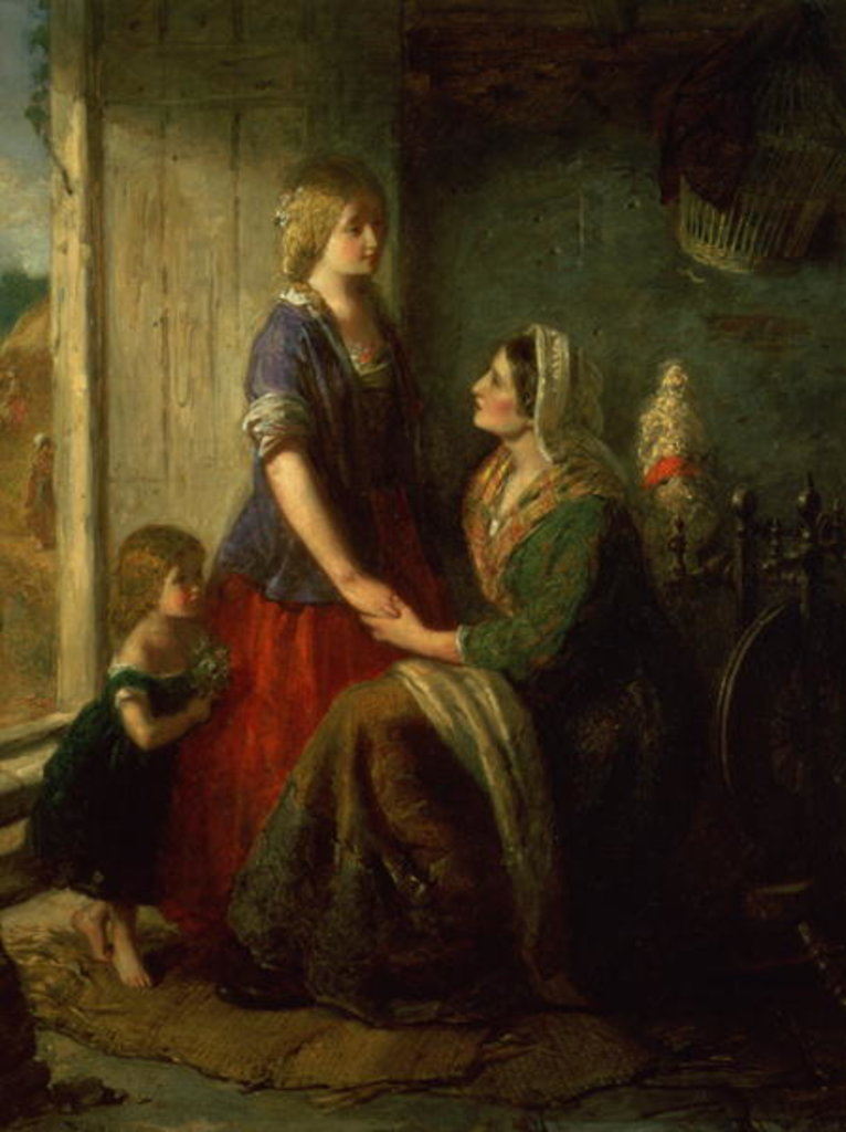 Detail of The Three Generations, 1863 by George Augustus Freezor