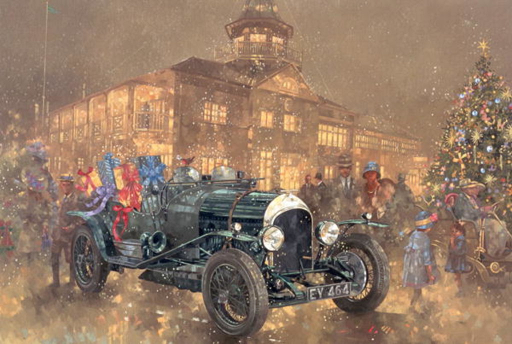 Detail of Christmas Party at Brooklands by Peter Miller