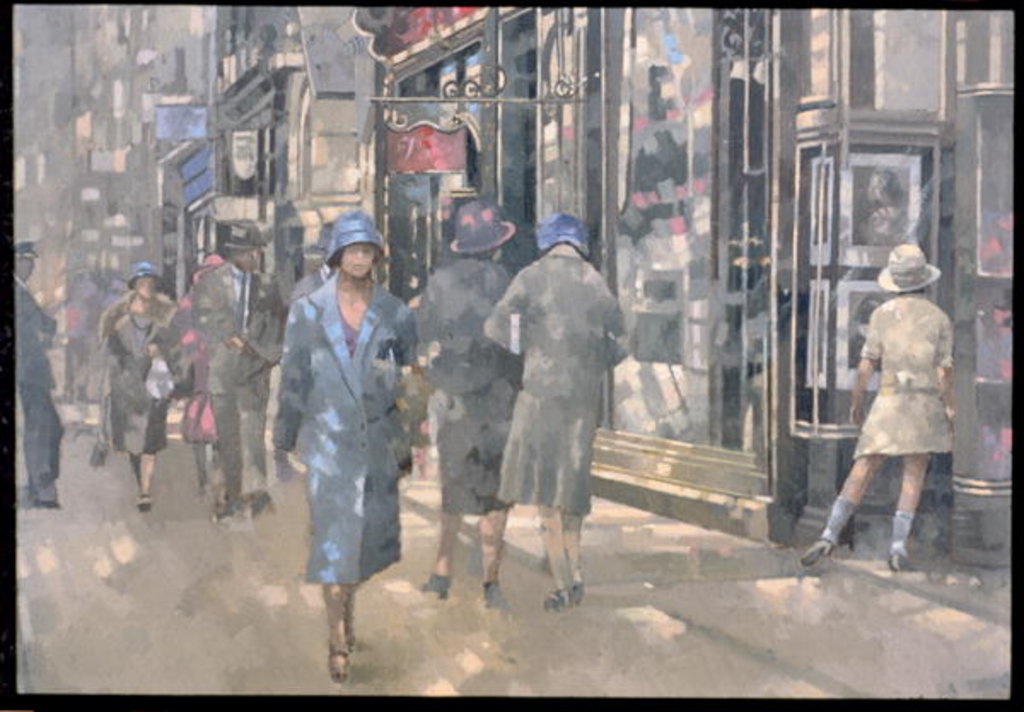 Detail of Bond Street, 1999 by Peter Miller