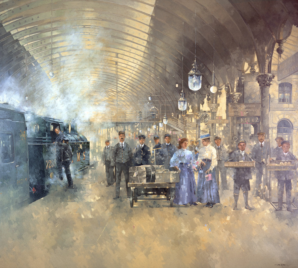 Detail of York Railway Station by Peter Miller