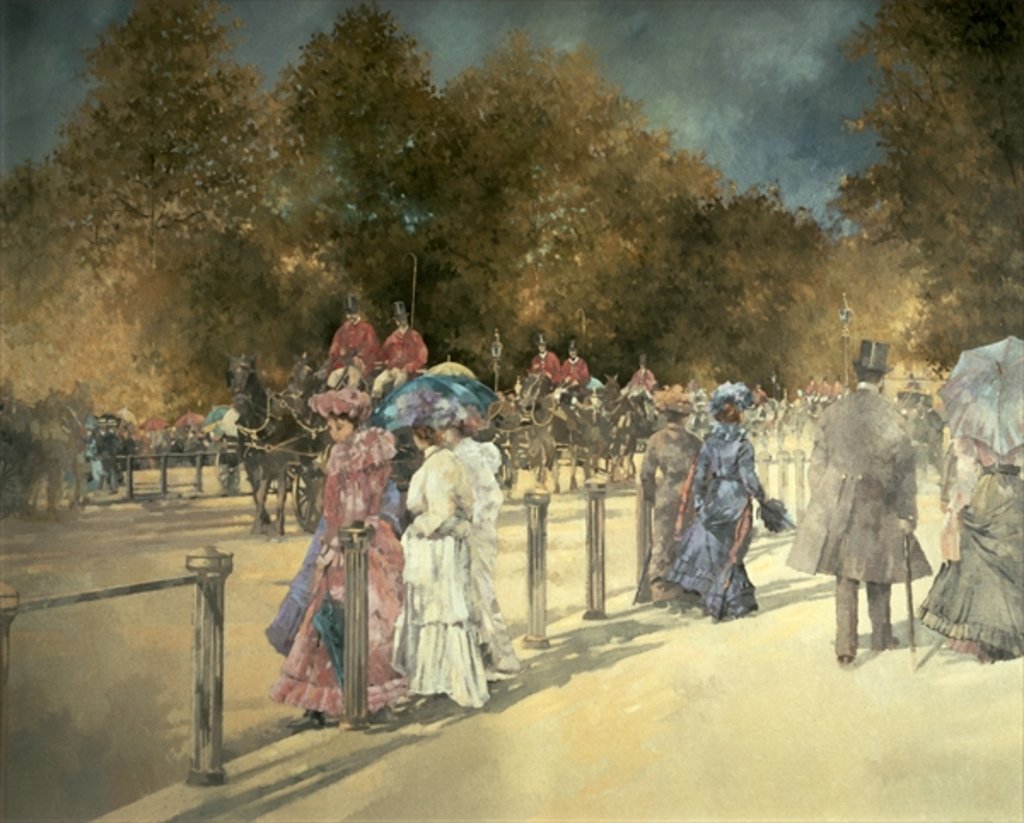 Detail of Summer in Hyde Park by Peter Miller