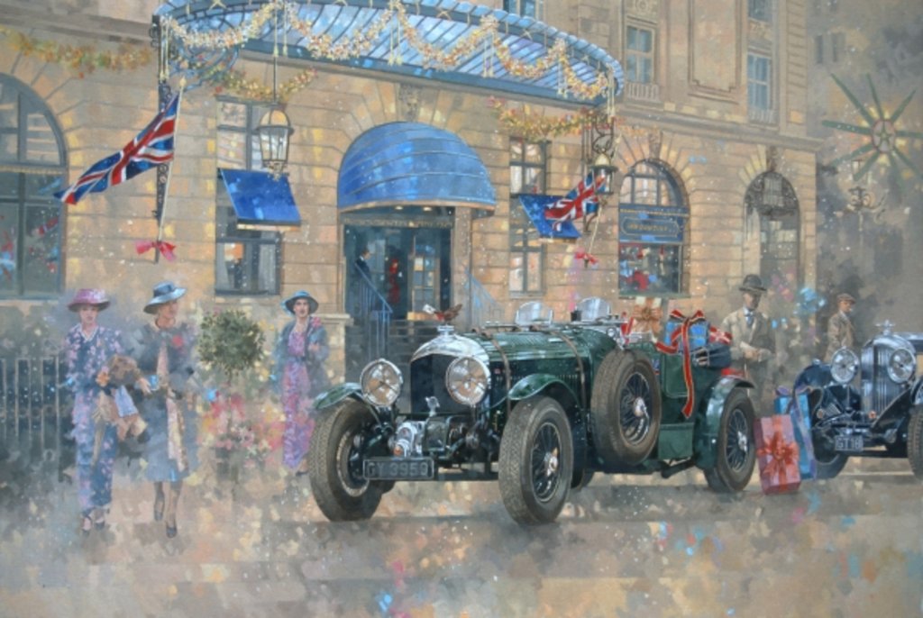 Detail of Christmas at the Ritz by Peter Miller