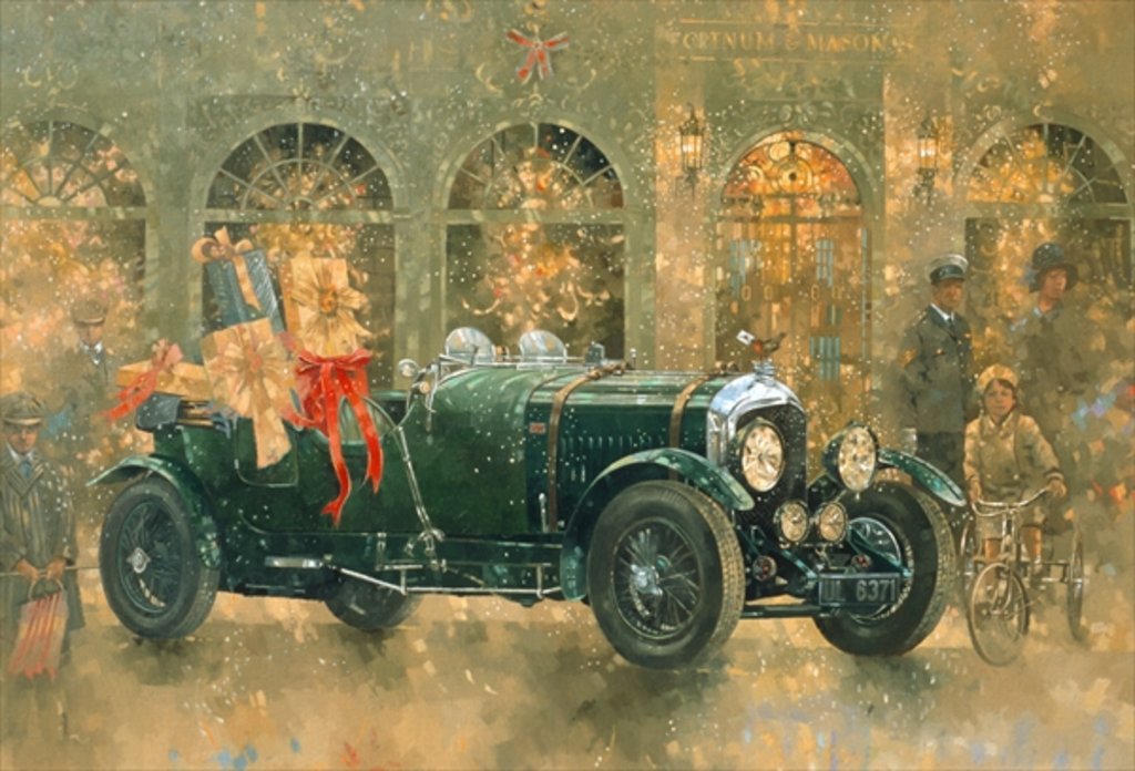 Detail of Christmas at Fortnum and Masons by Peter Miller