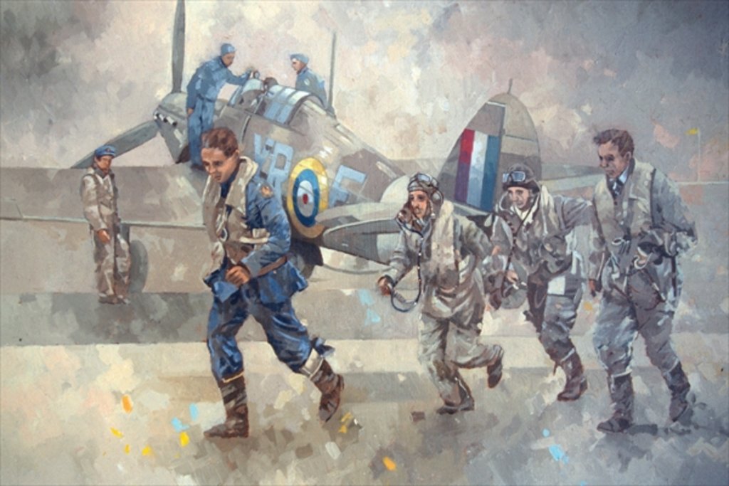 Detail of Hurrican Scamble by Peter Miller