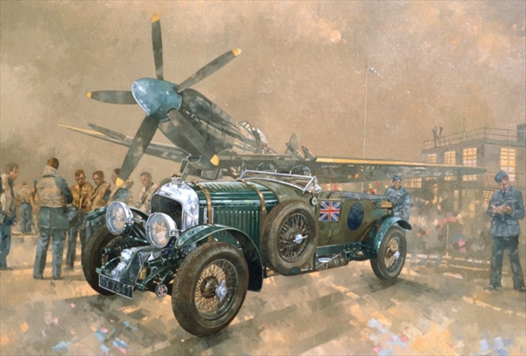 Detail of Bentley and Spitfire by Peter Miller