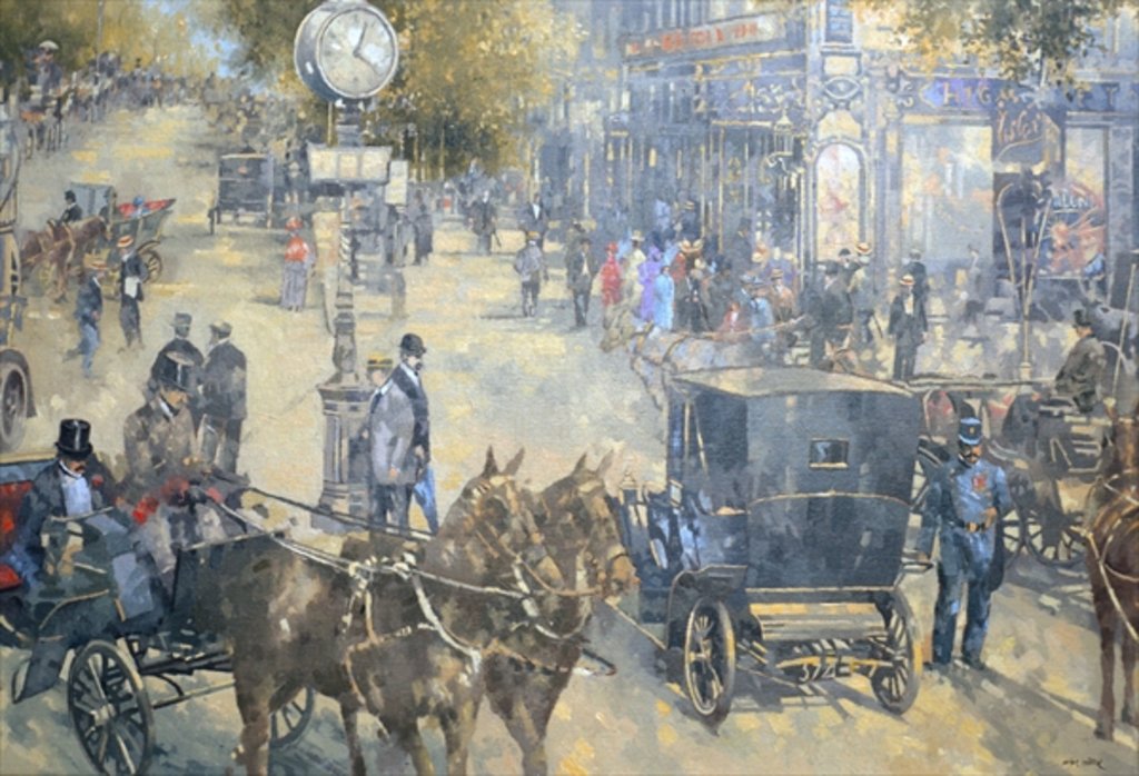 Detail of Carrefour Dronot, Intersection, Paris by Peter Miller