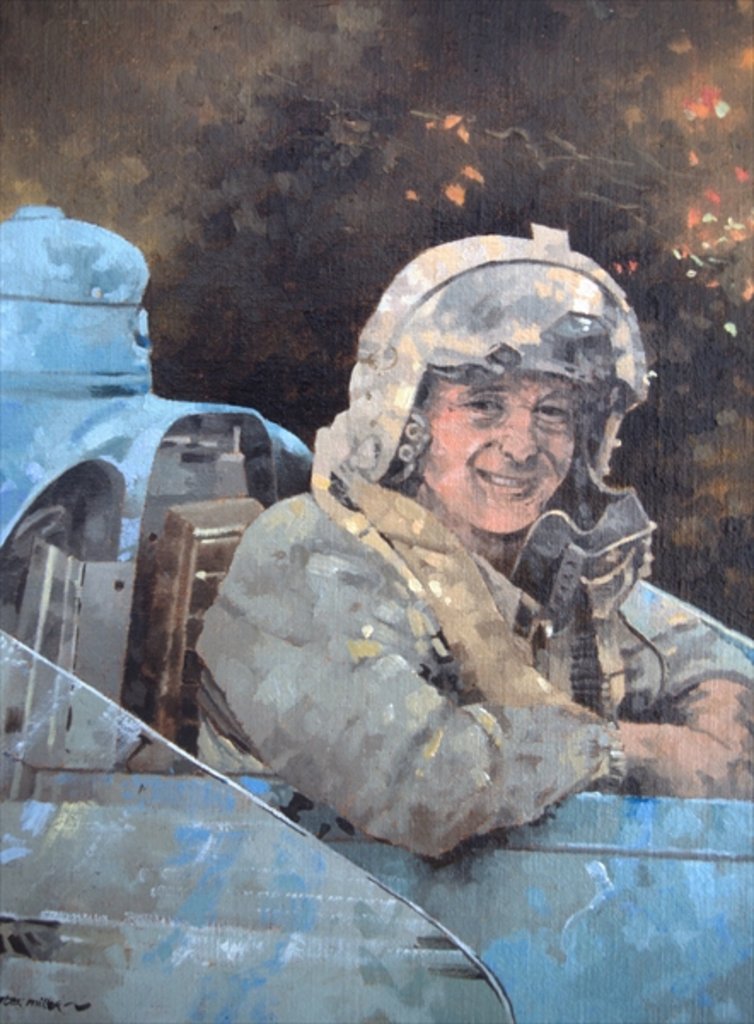 Detail of Study for Donald Campbell by Peter Miller