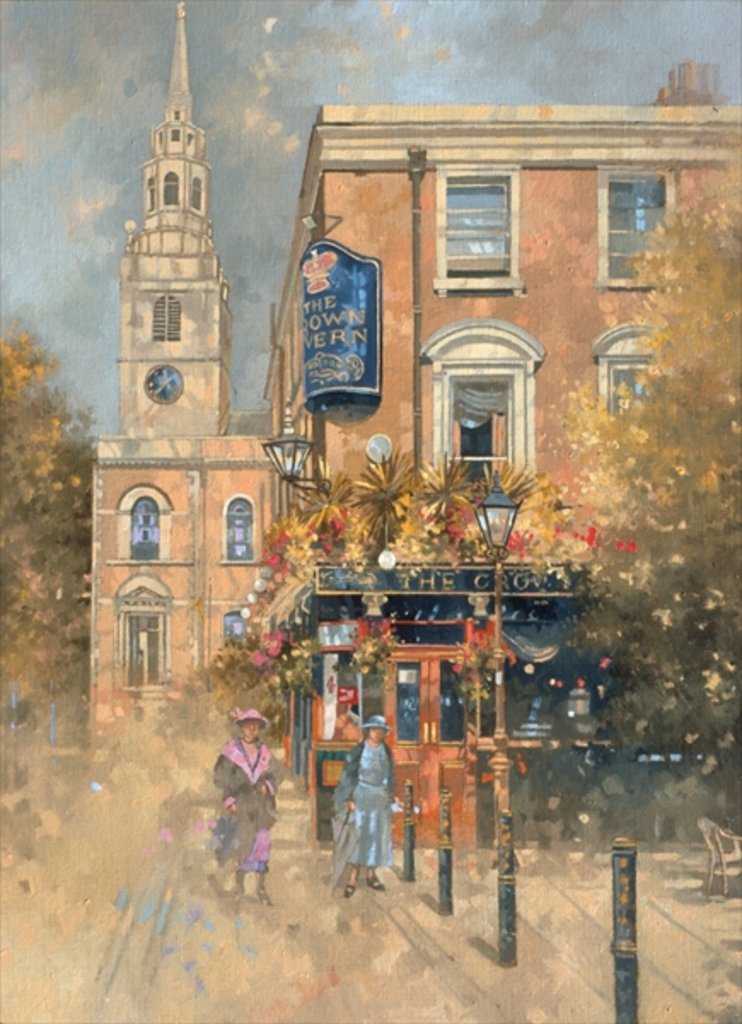 Detail of The Crown Tavern - Clerkenwell by Peter Miller