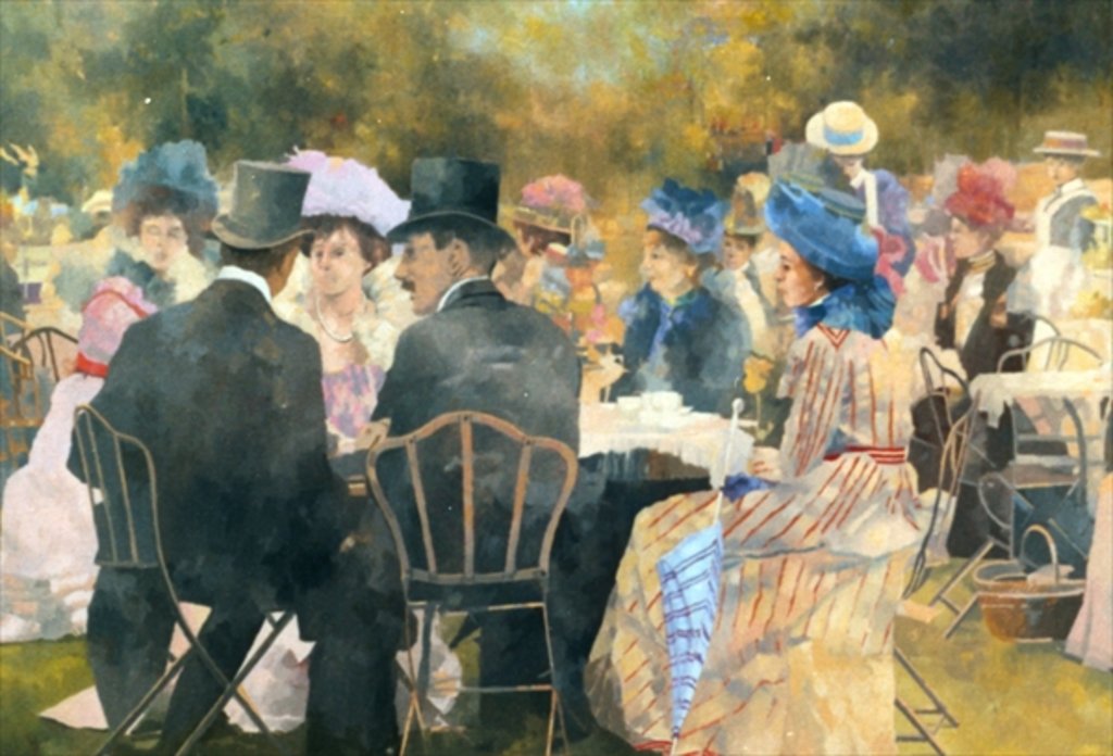 Detail of Waiting for the Paddle Steamers by Peter Miller