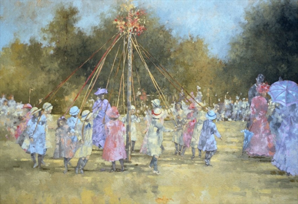 Detail of The Maypole by Peter Miller