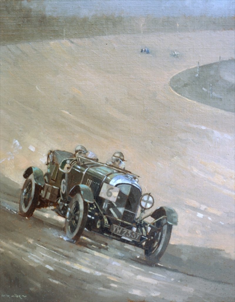 Detail of 24 Hour Race at Brooklands, 1929 by Peter Miller