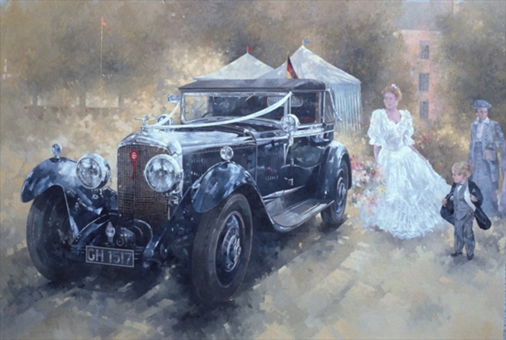 Detail of Bentley and Bride by Peter Miller