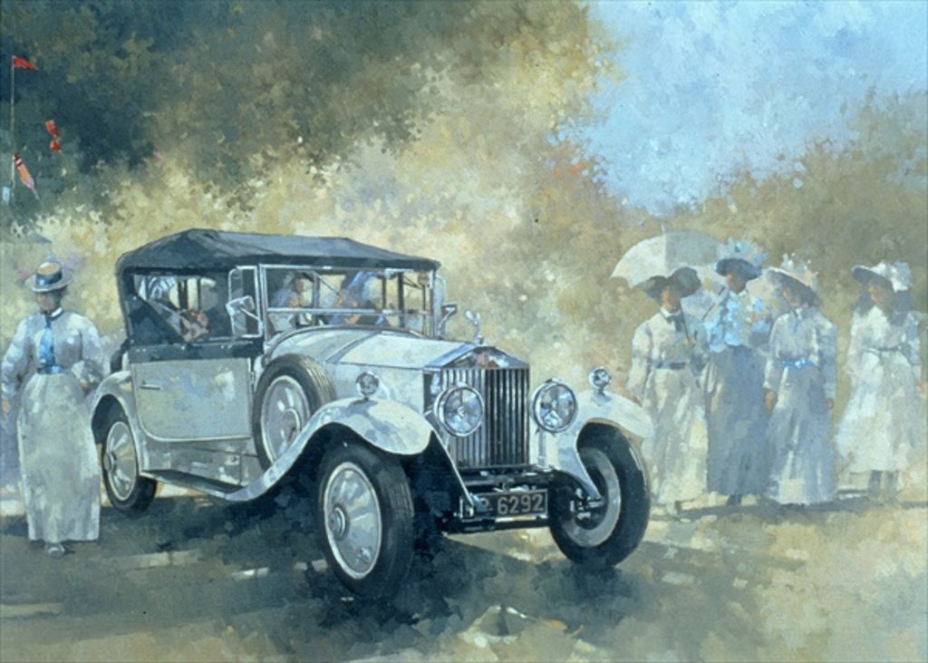 Detail of The White Tourer, 1994 by Peter Miller