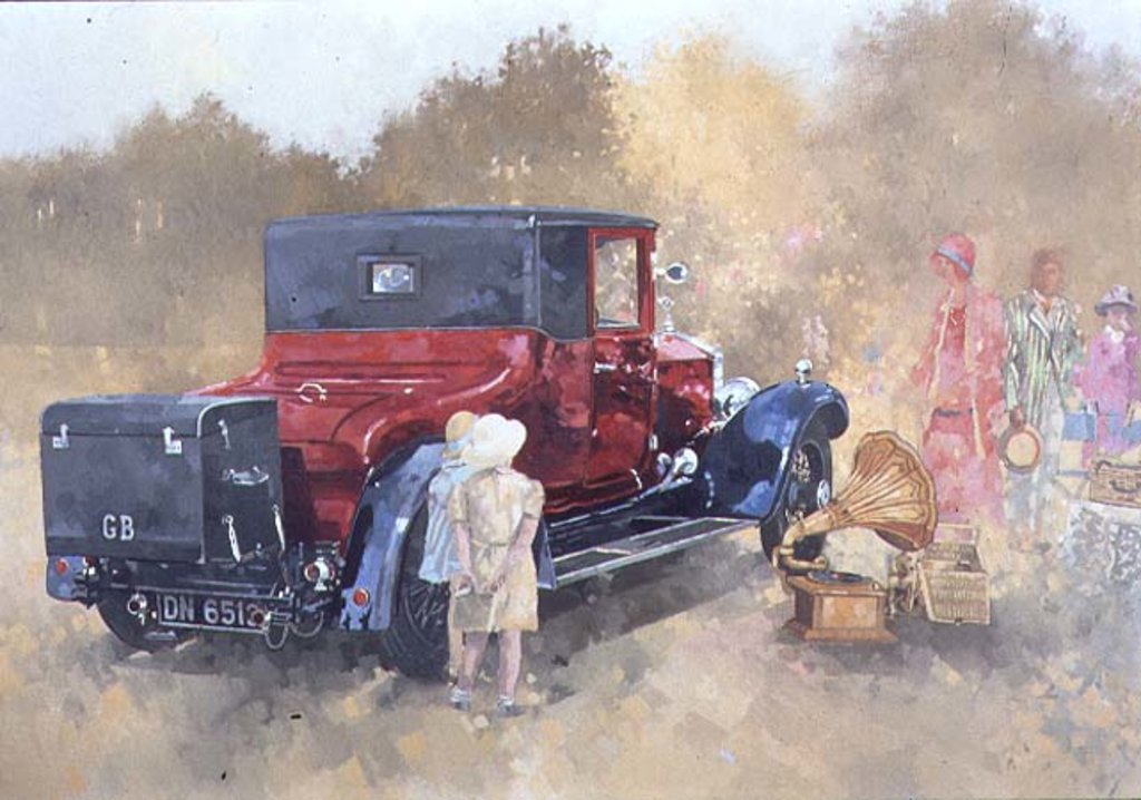 Detail of Picnic in the 1920's, 1996 by Peter Miller