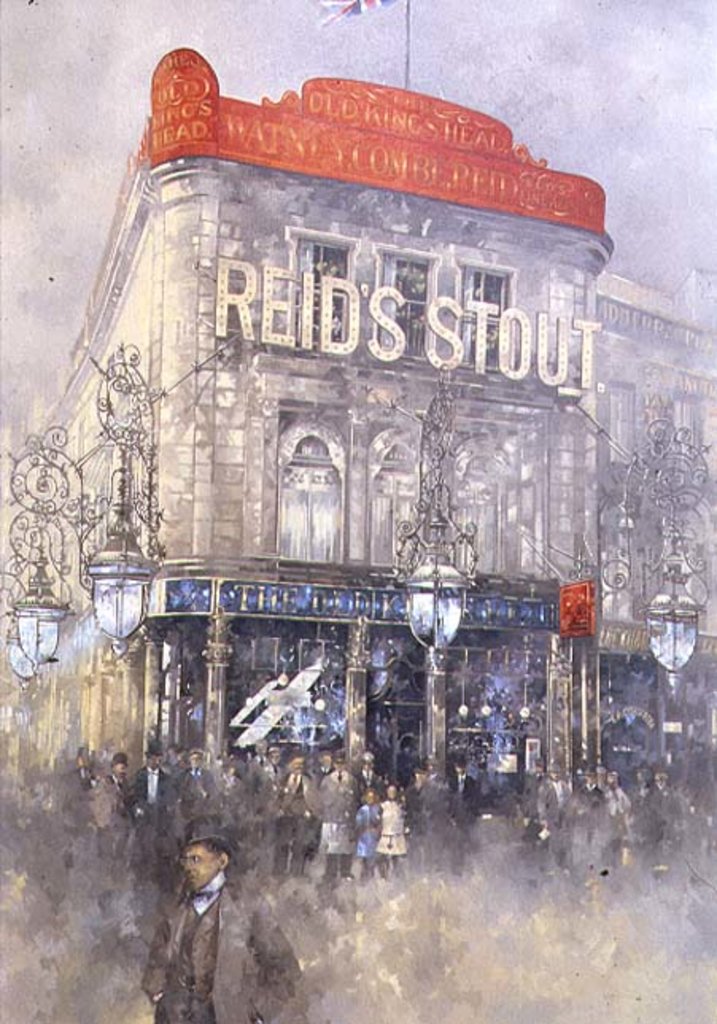 Detail of The Way They Were: The Old King's Head, 1993 by Peter Miller