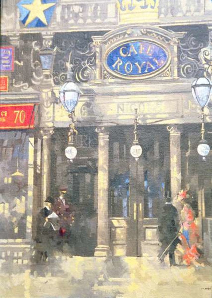 Detail of The Cafe Royal, 1993 by Peter Miller