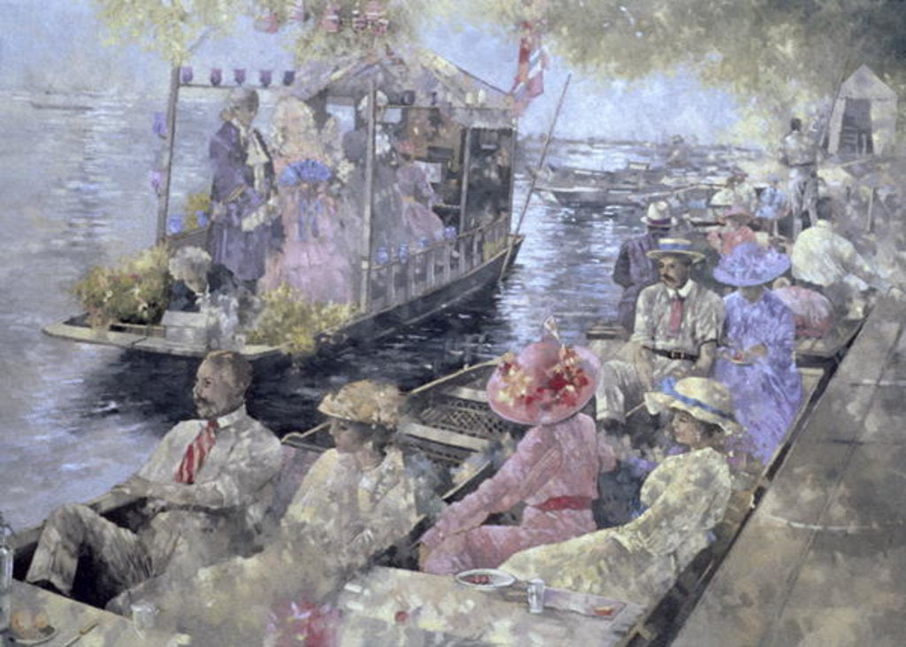Detail of Henley Regatta, 1992 by Peter Miller