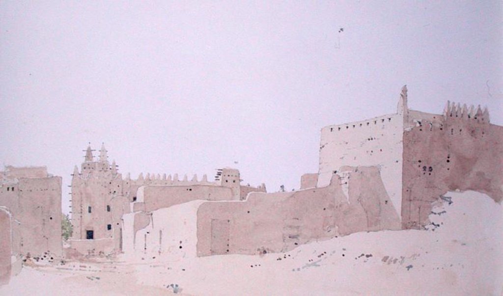 Detail of Djenne Grande Mosquee, Monday, 2000 by Charlie Millar