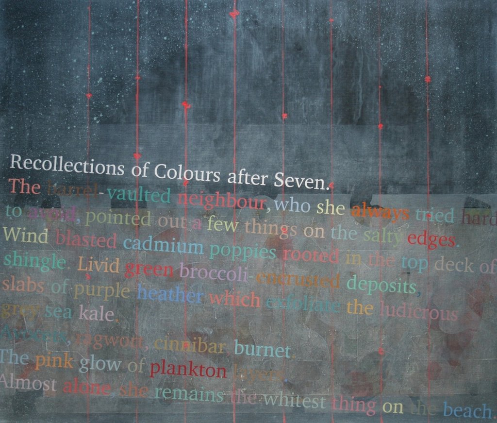 Detail of Recollections of Colours After Seven, 2009 by Charlie Millar