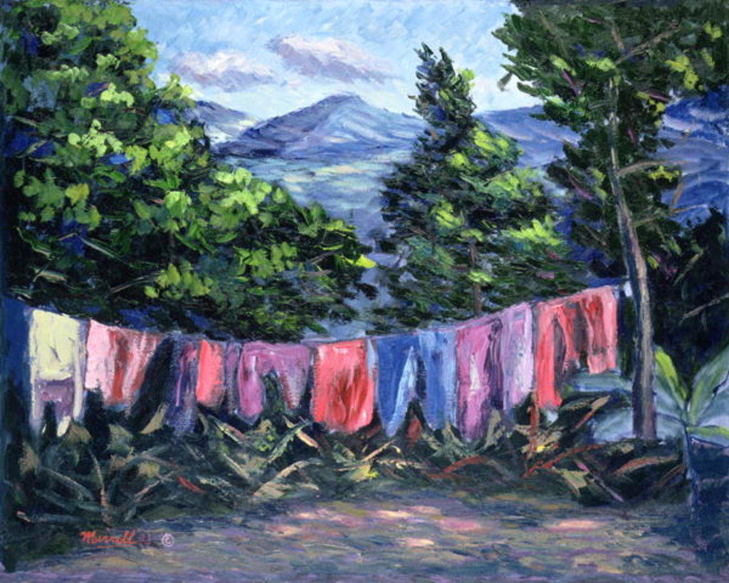 Detail of A Tropical Landscape, 1993 by Carlton Murrell