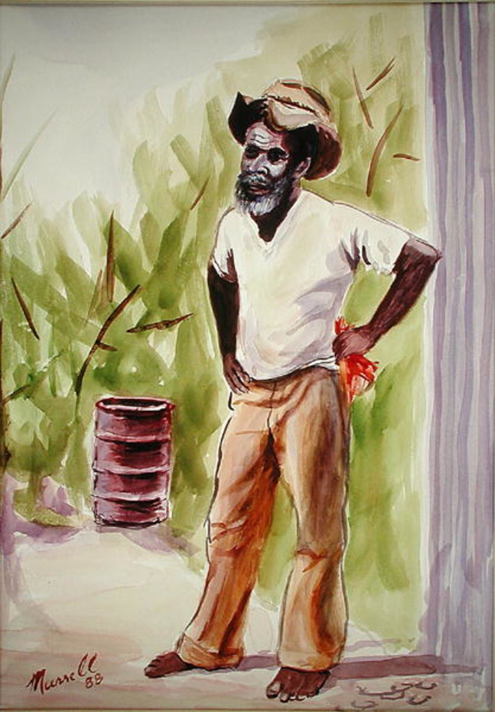 Detail of Breaktime, 1989 by Carlton Murrell