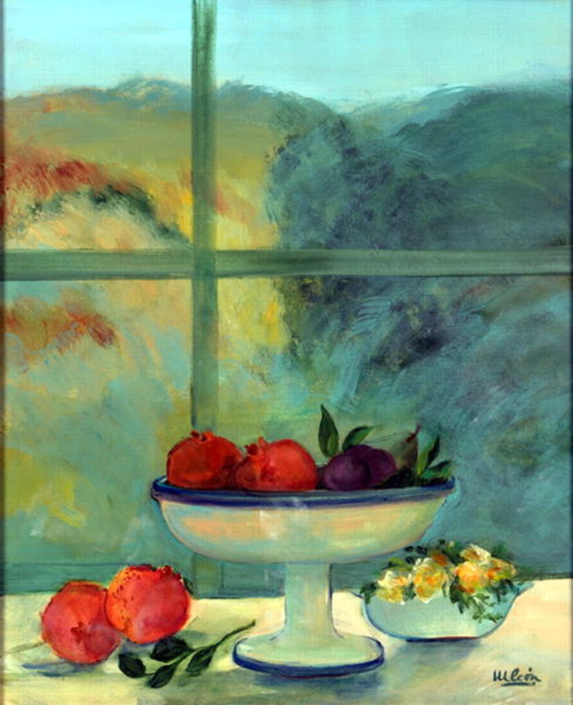 Detail of Interior with Window and Bowl by Marisa Leon