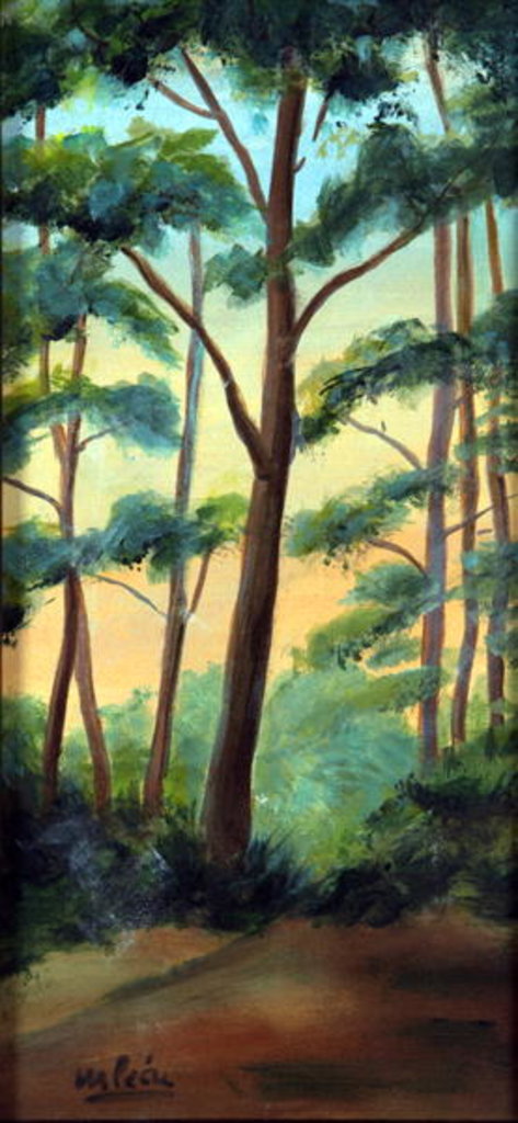 Detail of The Light in the Woods by Marisa Leon