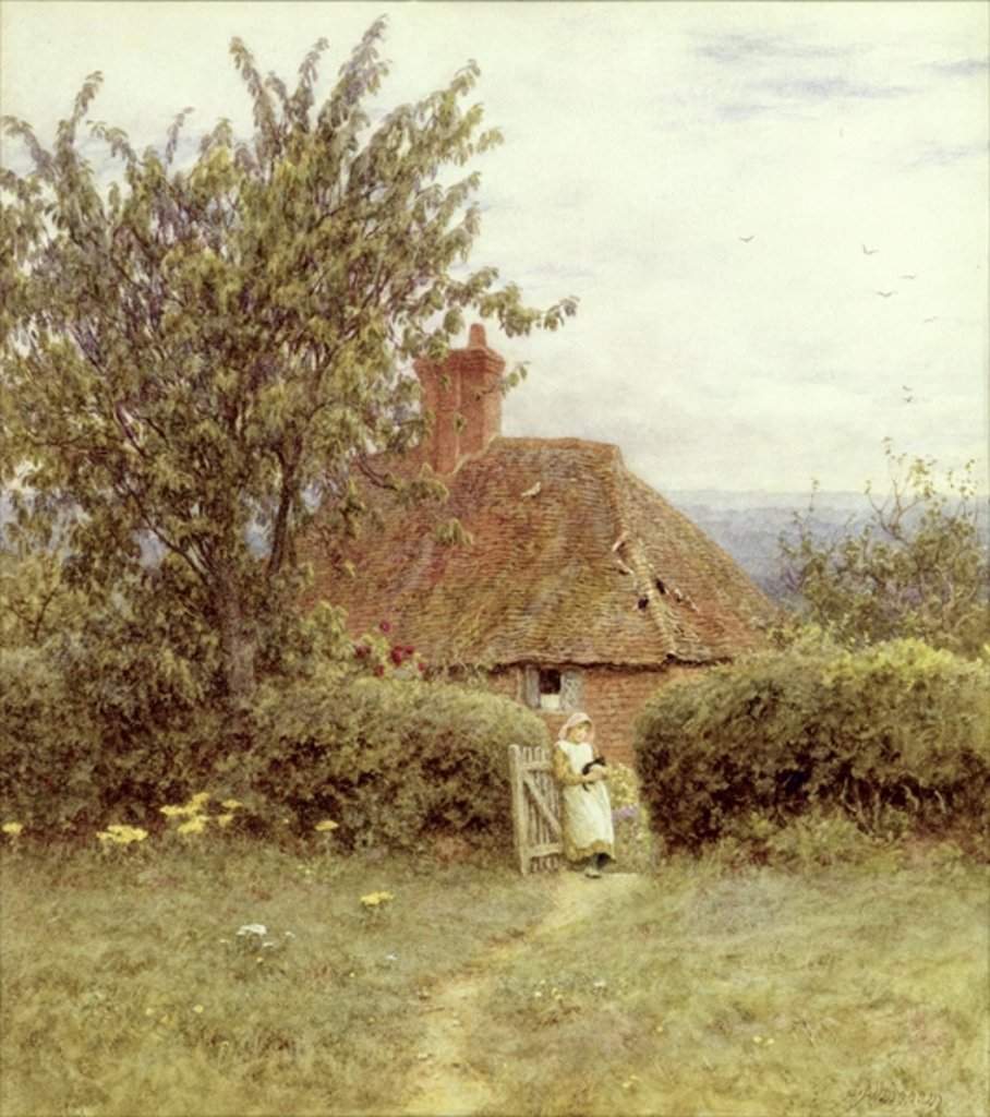 Detail of Near Haslemere by Helen Allingham