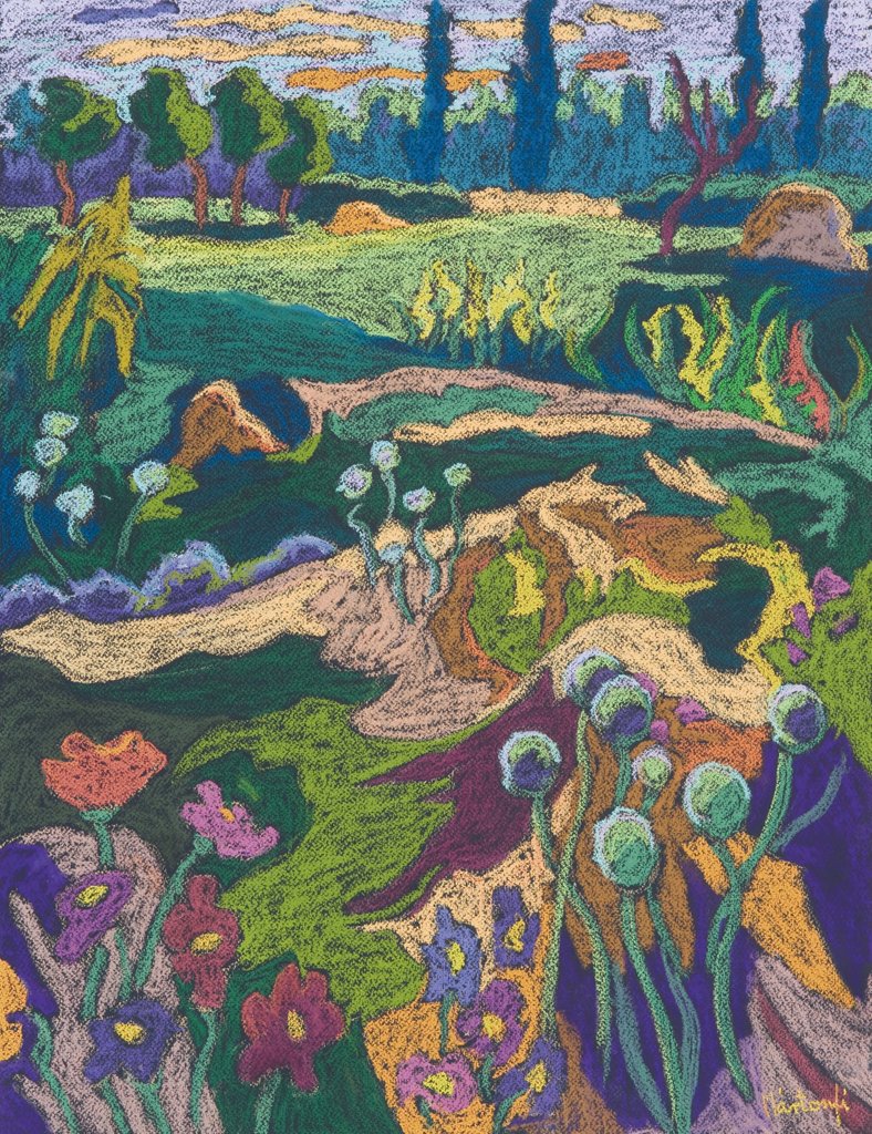 Detail of July Terrain, 2008 by Marta Martonfi-Benke