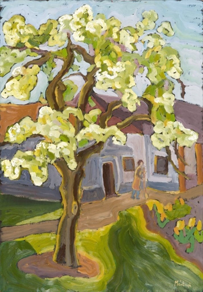 Detail of Blooming Pear Tree, 2008 by Marta Martonfi-Benke