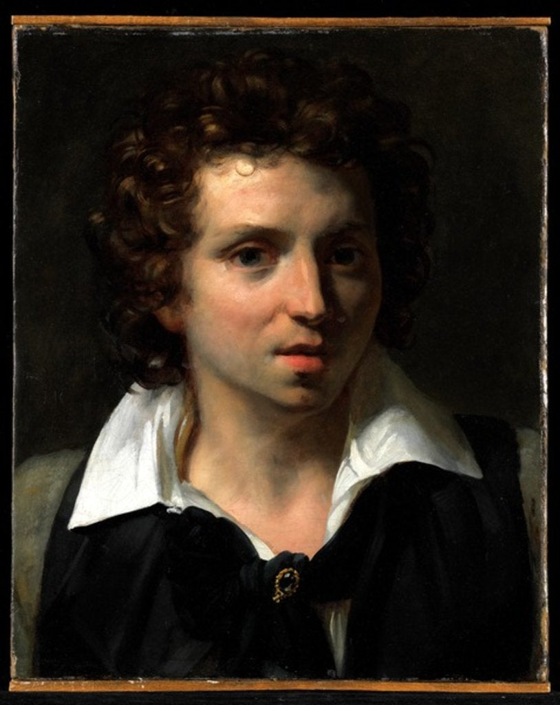 Detail of Portrait of a Young Man, c.1818 by Theodore Gericault
