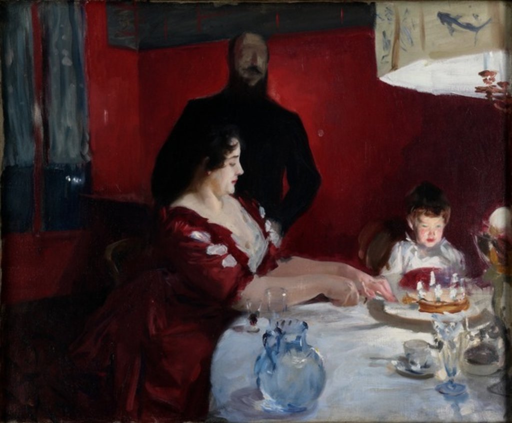 Detail of The Birthday Party, 1887 by John Singer Sargent