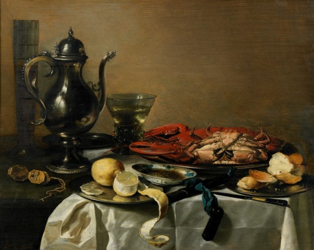 Detail of Still Life, 1643 by Pieter Claesz