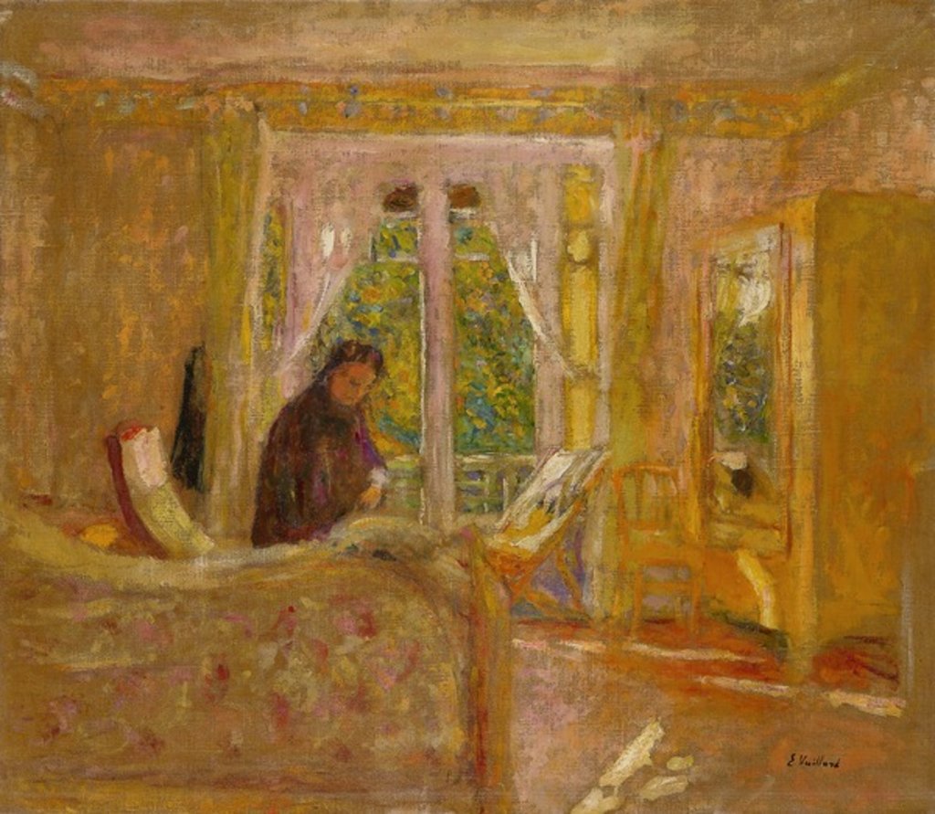Detail of The Sunny Room, c.1920 by Edouard Vuillard