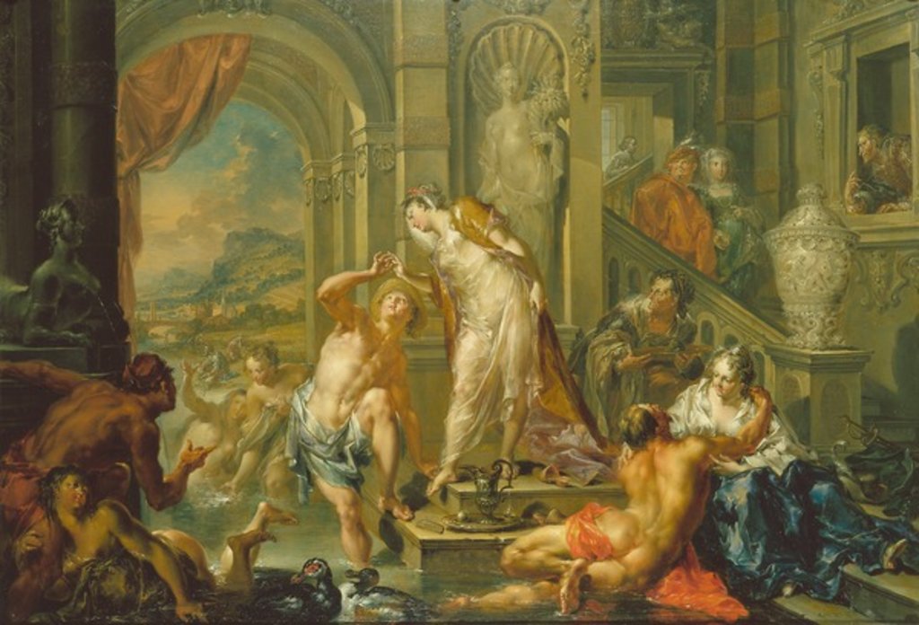 Detail of The Pleasures of the Seasons: Summer, c.1730 by Johann Georg Platzer