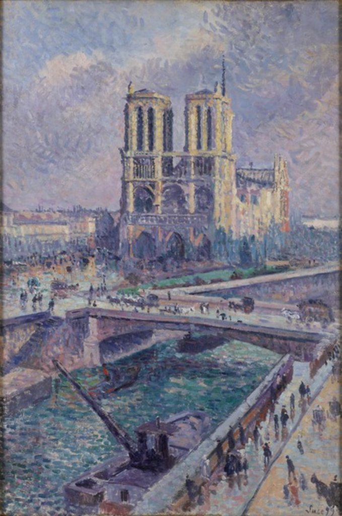 Detail of Notre Dame, 1899 by Maximilien Luce