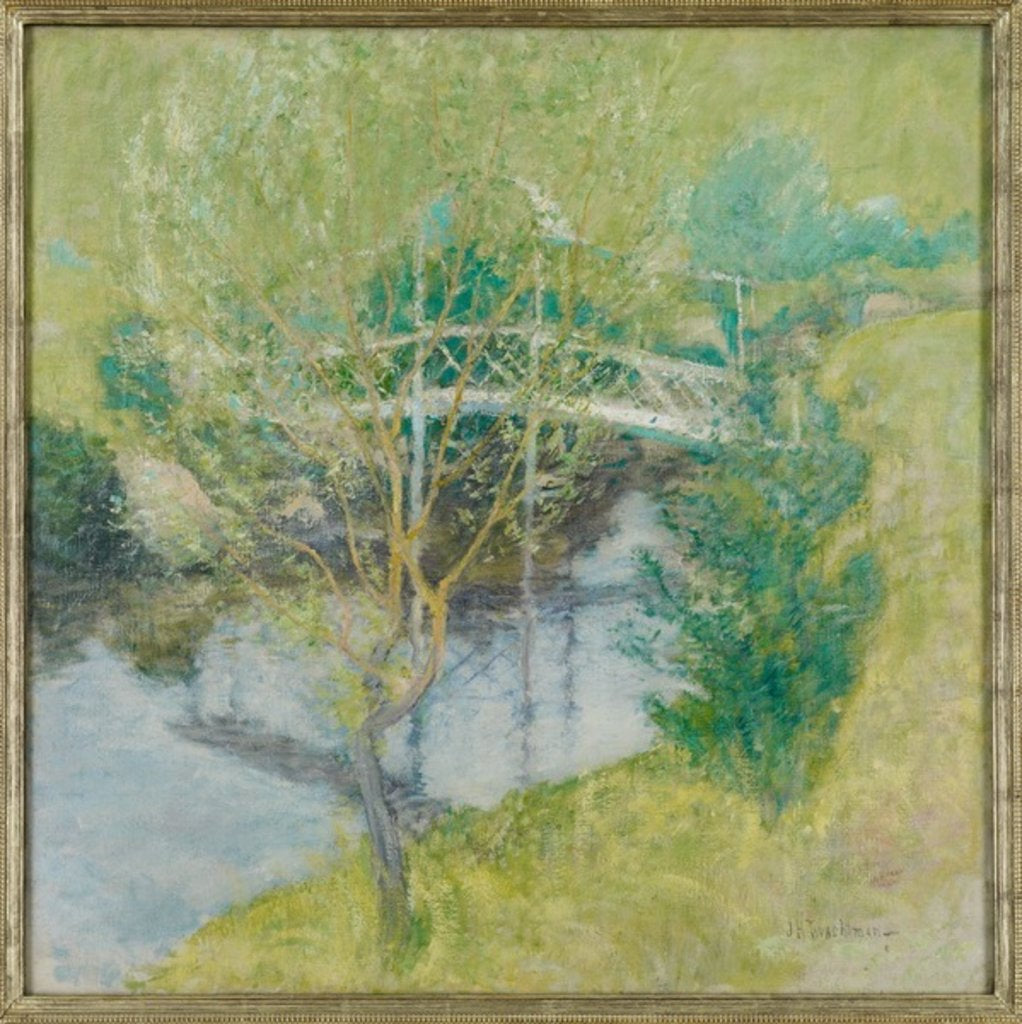 Detail of The White Bridge, c.1895 by John Henry Twachtman