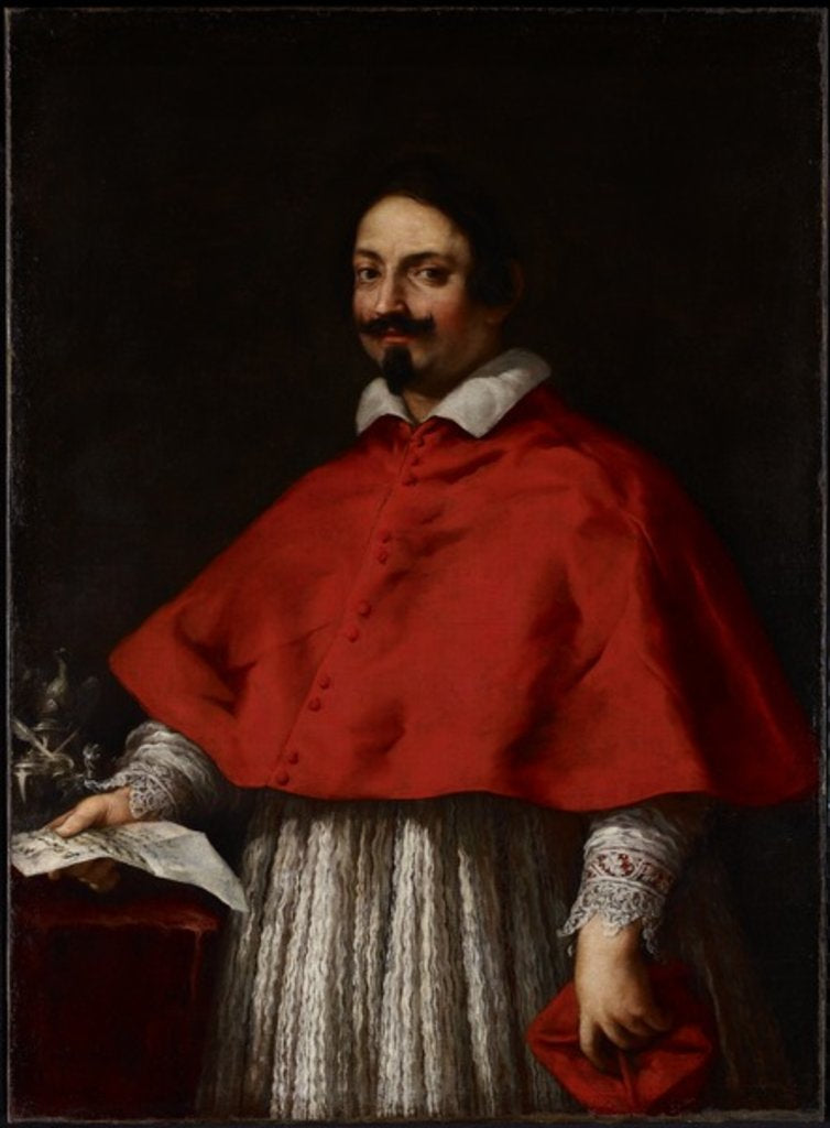 Detail of Portrait of Cardinal Pietro Maria Borghese, c.1633-35 by Pietro da Cortona